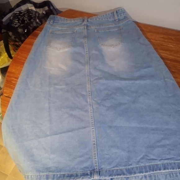 SHEIN long denim skirt L - Picture 4 of 5